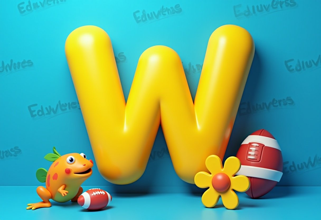 كلمات إنجليزية تبدأ بحرف W للأطفال