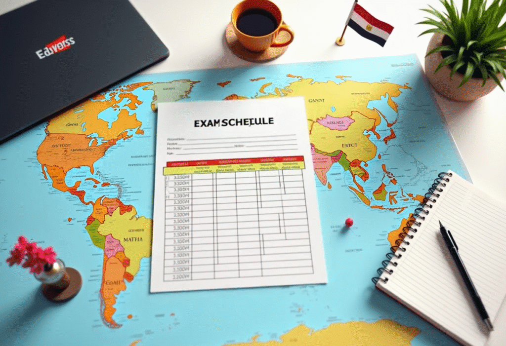 جدول امتحانات ابناؤنا في الخارج 2024