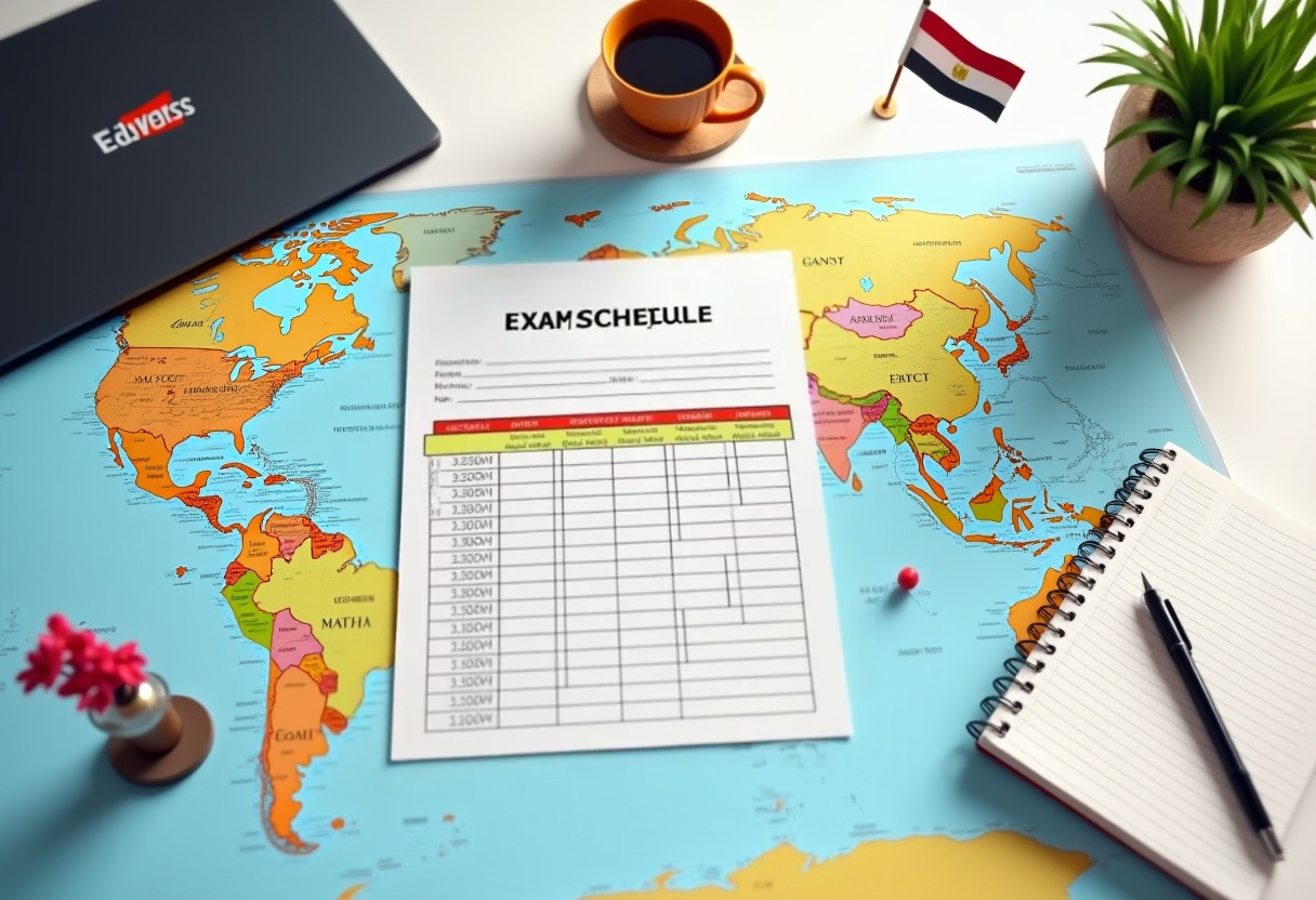 جدول امتحانات ابناؤنا في الخارج 2024