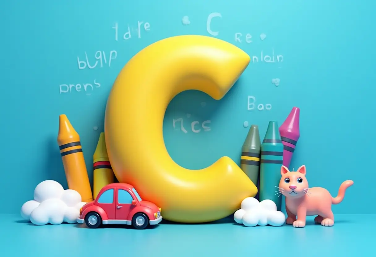 كلمات إنجليزية بحرف C للأطفال