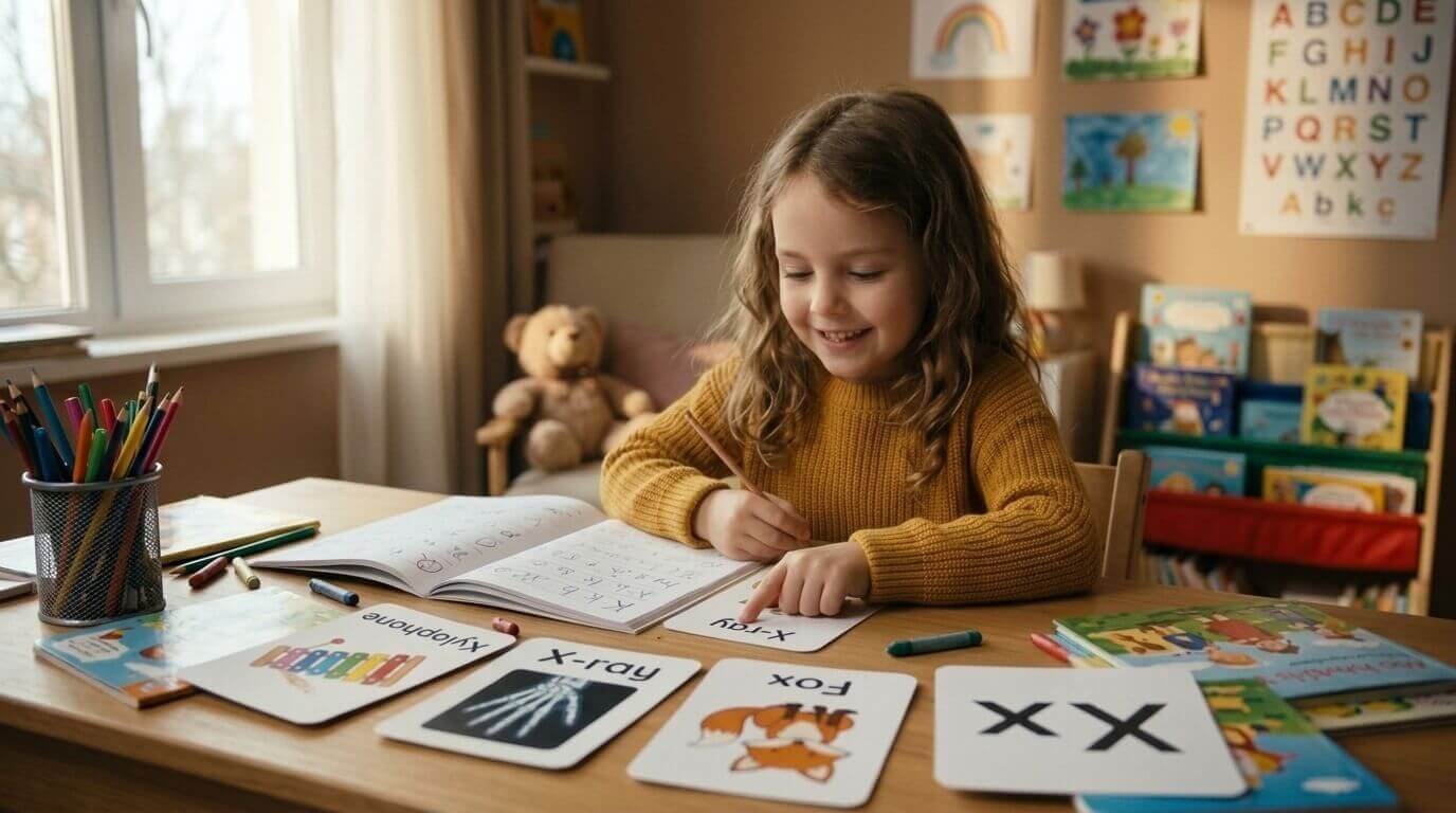 أسهل الكلمات المستخدمة بحرف X