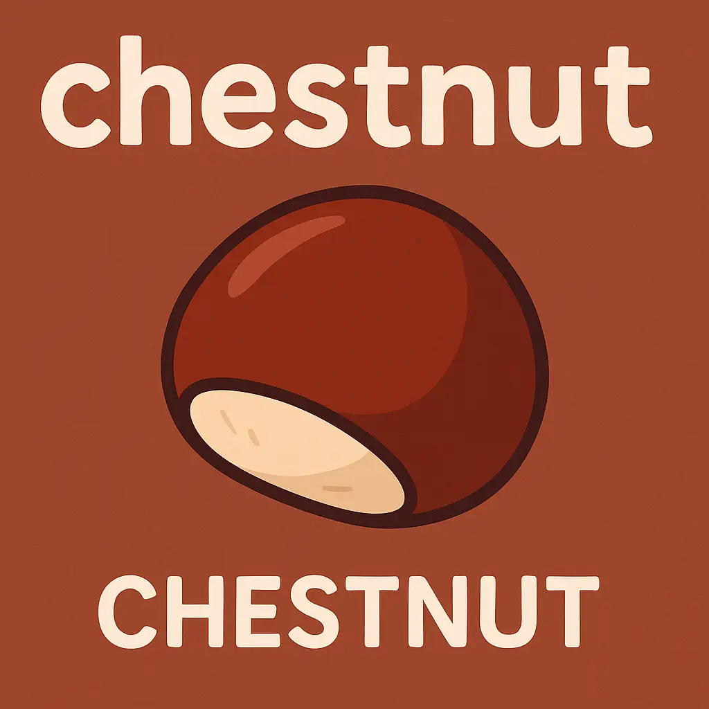 ما هو اللون الكستنائي بالإنجليزي؟+عبارات وأمثلة